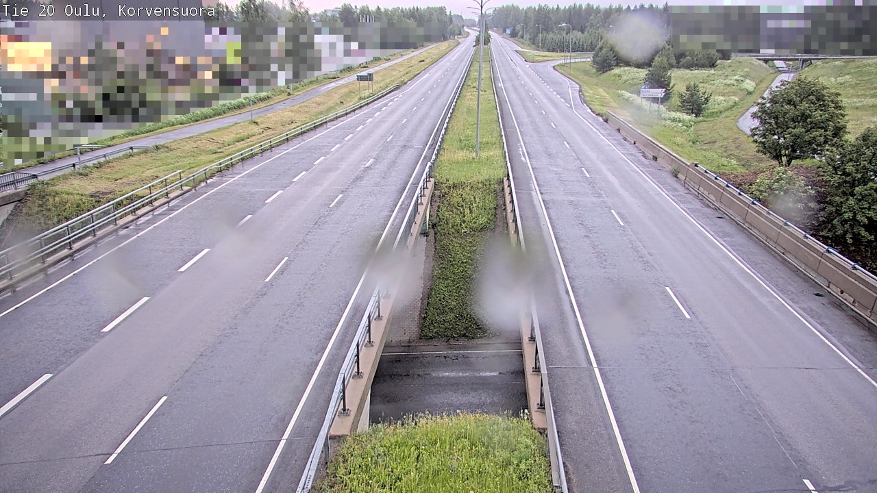Kelikamerat Kuva Tie 20 Oulu Korvensuora, Oulu, Pohjois-Pohjanmaa