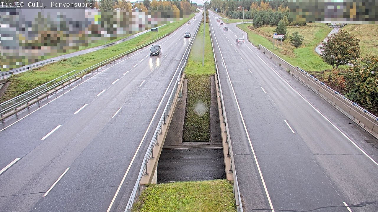 Kelikamerat Kuva Tie 20 Oulu Korvensuora, Oulu, Pohjois-Pohjanmaa