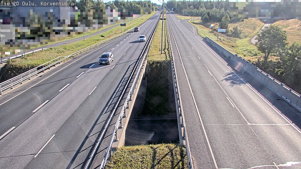 Weather Camera Image Road 20 Oulu Korvensuora, Oulu, Pohjois-Pohjanmaa