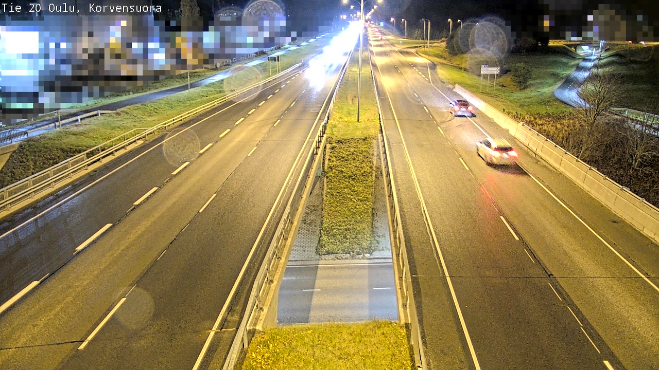 Kelikamerat Kuva Tie 20 Oulu Korvensuora, Oulu, Pohjois-Pohjanmaa