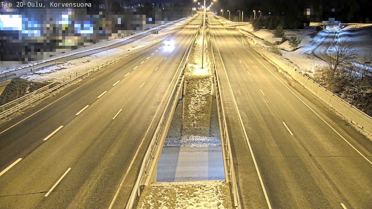 Kelikamerat Kuva Tie 20 Oulu Korvensuora, Oulu, Pohjois-Pohjanmaa