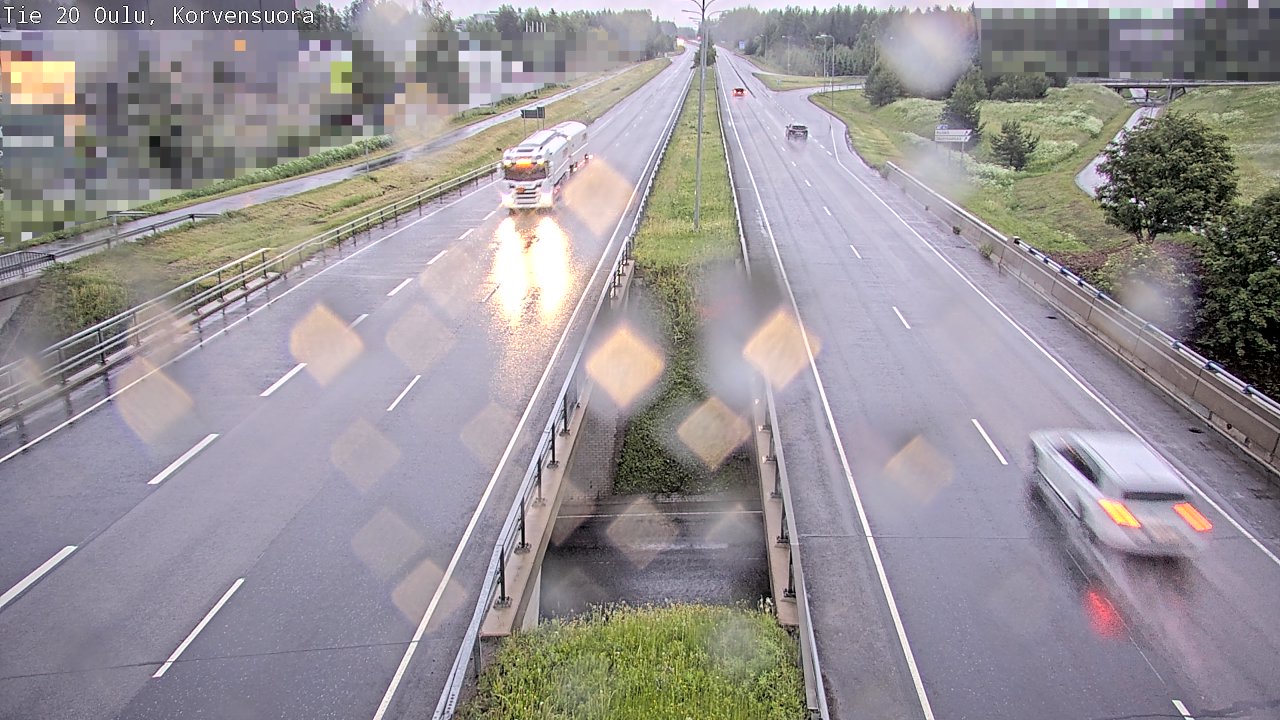Kelikamerat Kuva Tie 20 Oulu Korvensuora, Oulu, Pohjois-Pohjanmaa