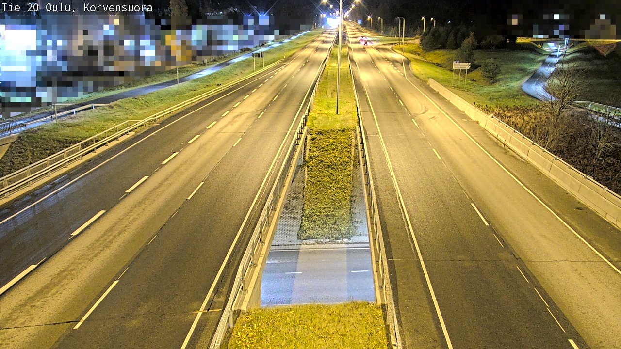 Kelikamerat Kuva Tie 20 Oulu Korvensuora, Oulu, Pohjois-Pohjanmaa