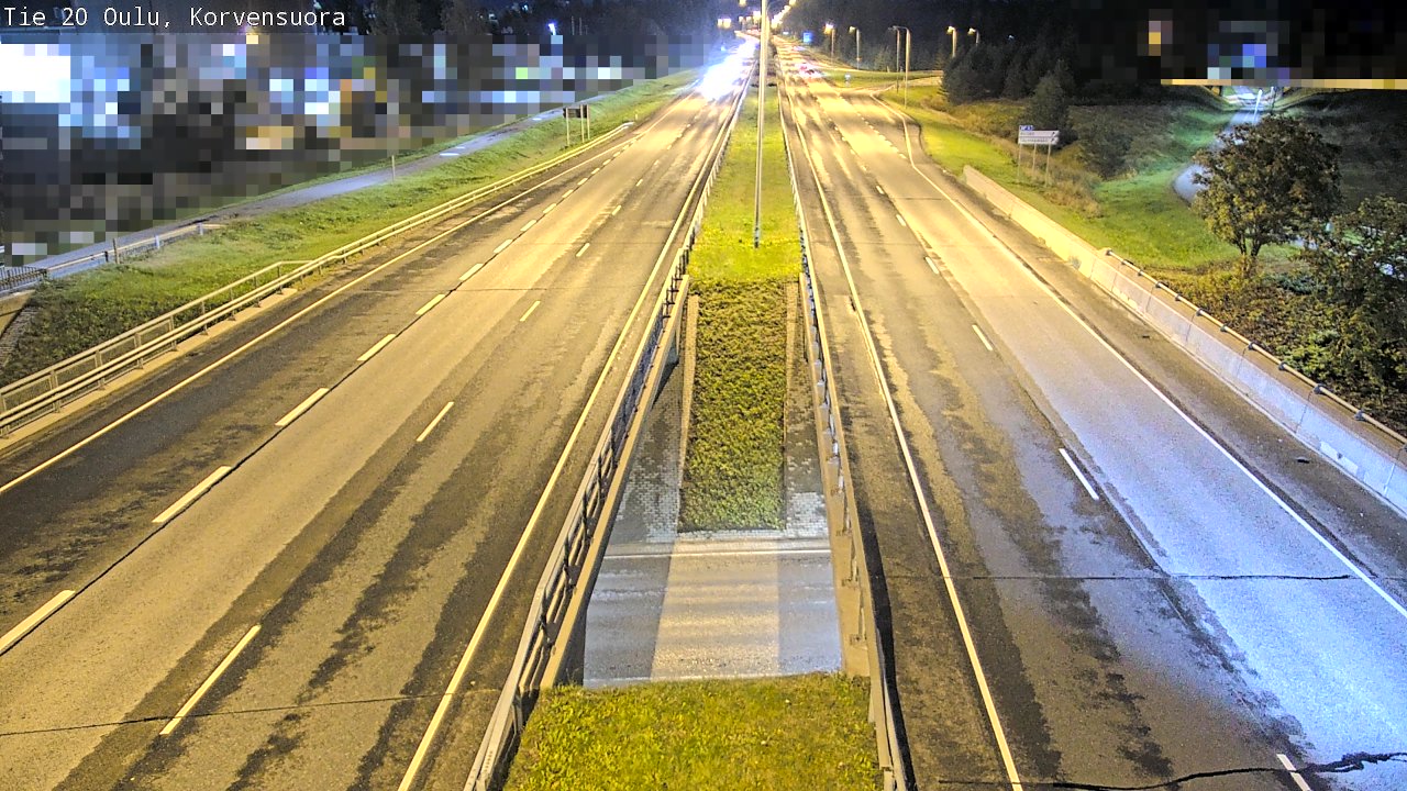 Kelikamerat Kuva Tie 20 Oulu Korvensuora, Oulu, Pohjois-Pohjanmaa