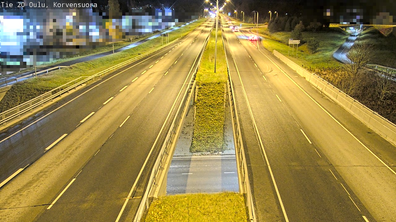 Kelikamerat Kuva Tie 20 Oulu Korvensuora, Oulu, Pohjois-Pohjanmaa