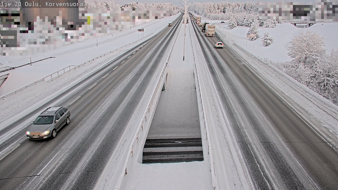 Kelikamerat Kuva Tie 20 Oulu Korvensuora, Oulu, Pohjois-Pohjanmaa