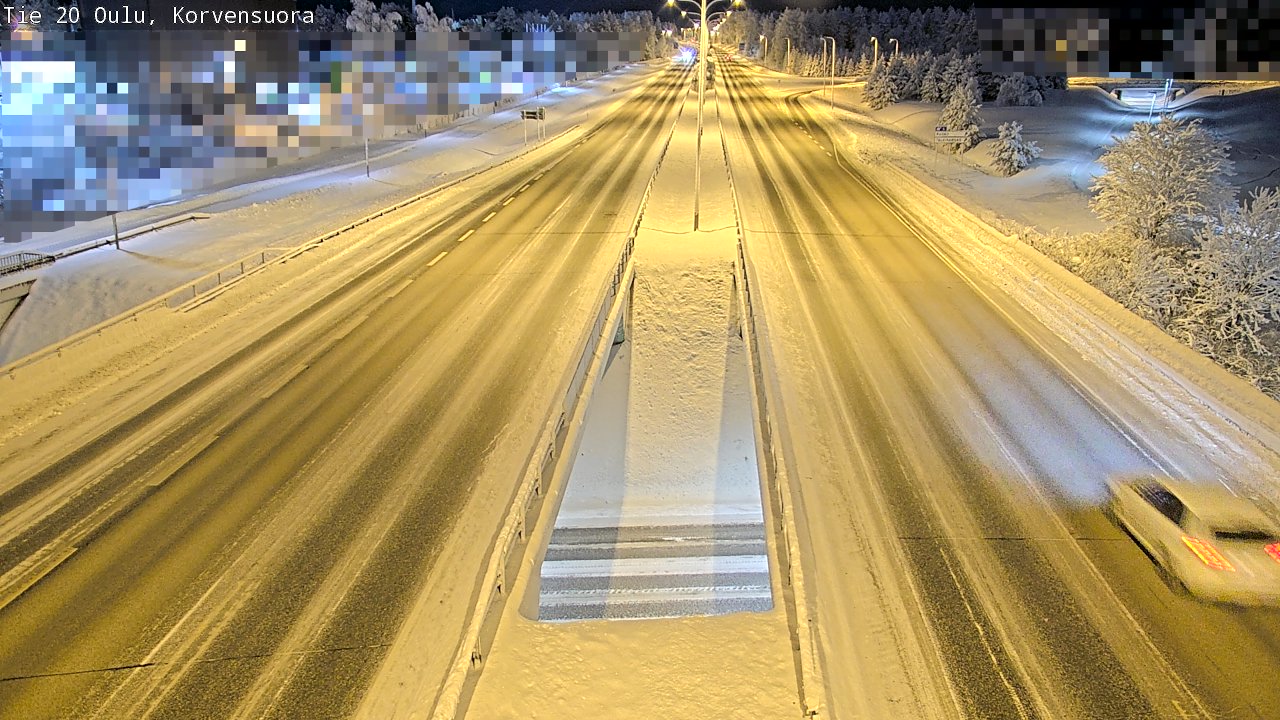 Kelikamerat Kuva Tie 20 Oulu Korvensuora, Oulu, Pohjois-Pohjanmaa