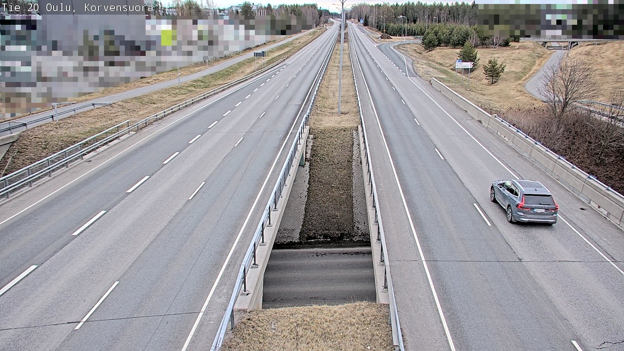 Kelikamerat Kuva Tie 20 Oulu Korvensuora, Oulu, Pohjois-Pohjanmaa