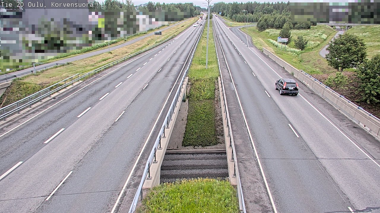 Kelikamerat Kuva Tie 20 Oulu Korvensuora, Oulu, Pohjois-Pohjanmaa