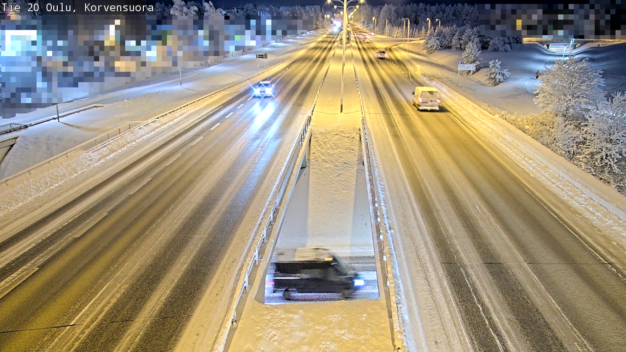 Kelikamerat Kuva Tie 20 Oulu Korvensuora, Oulu, Pohjois-Pohjanmaa