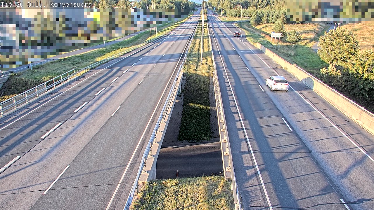 Kelikamerat Kuva Tie 20 Oulu Korvensuora, Oulu, Pohjois-Pohjanmaa