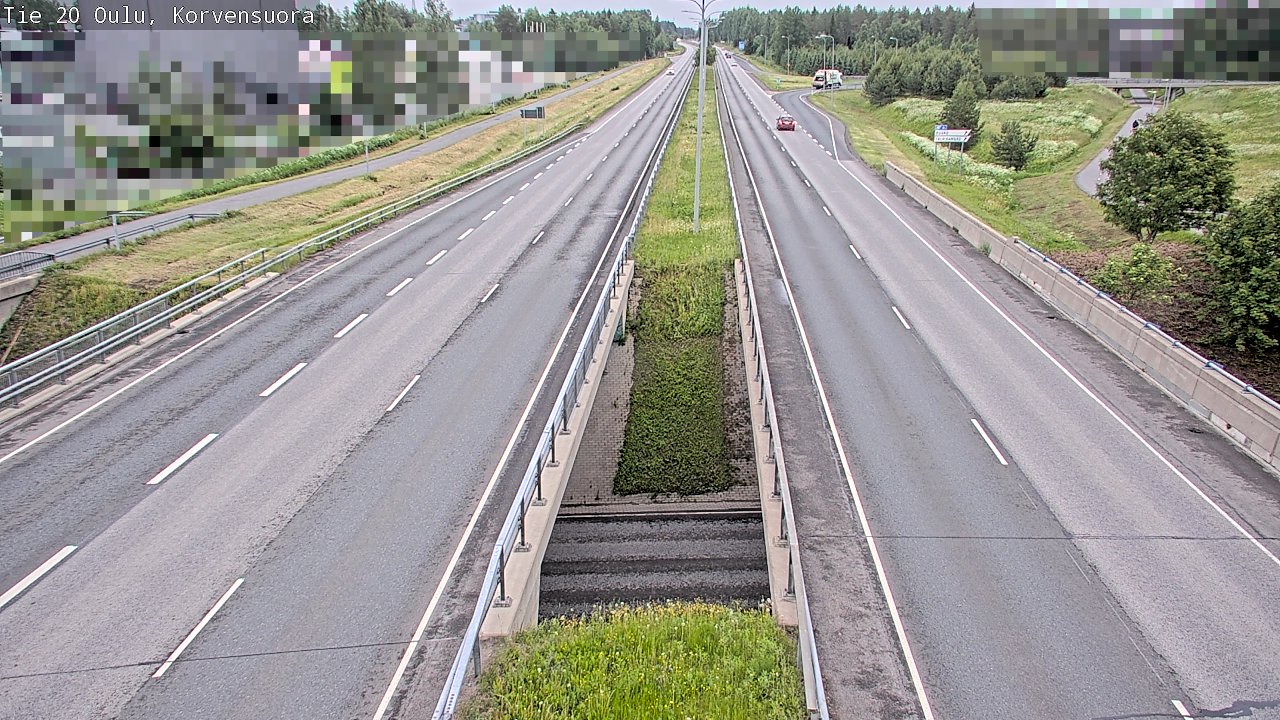 Kelikamerat Kuva Tie 20 Oulu Korvensuora, Oulu, Pohjois-Pohjanmaa