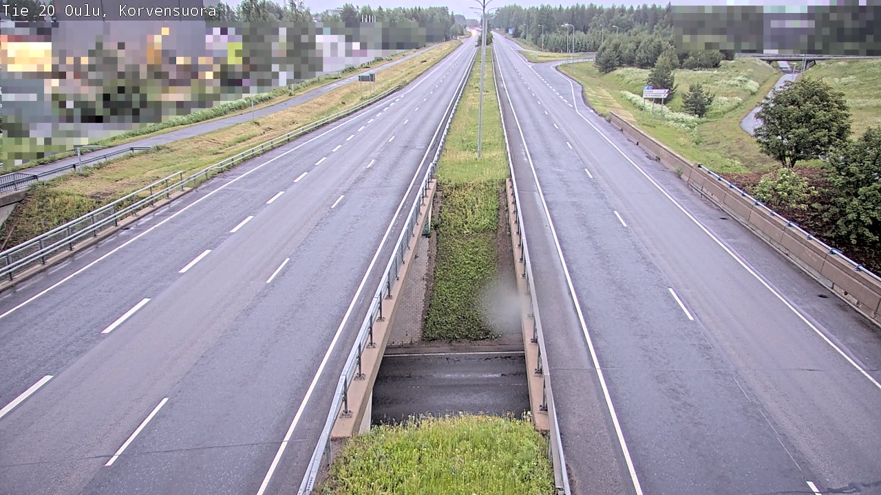 Kelikamerat Kuva Tie 20 Oulu Korvensuora, Oulu, Pohjois-Pohjanmaa