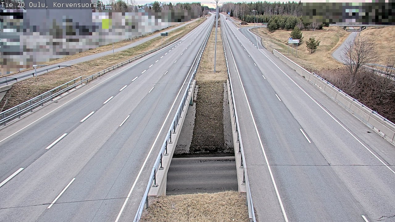 Kelikamerat Kuva Tie 20 Oulu Korvensuora, Oulu, Pohjois-Pohjanmaa