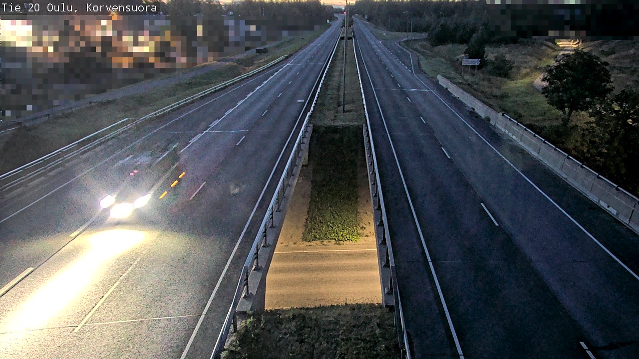 Kelikamerat Kuva Tie 20 Oulu Korvensuora, Oulu, Pohjois-Pohjanmaa