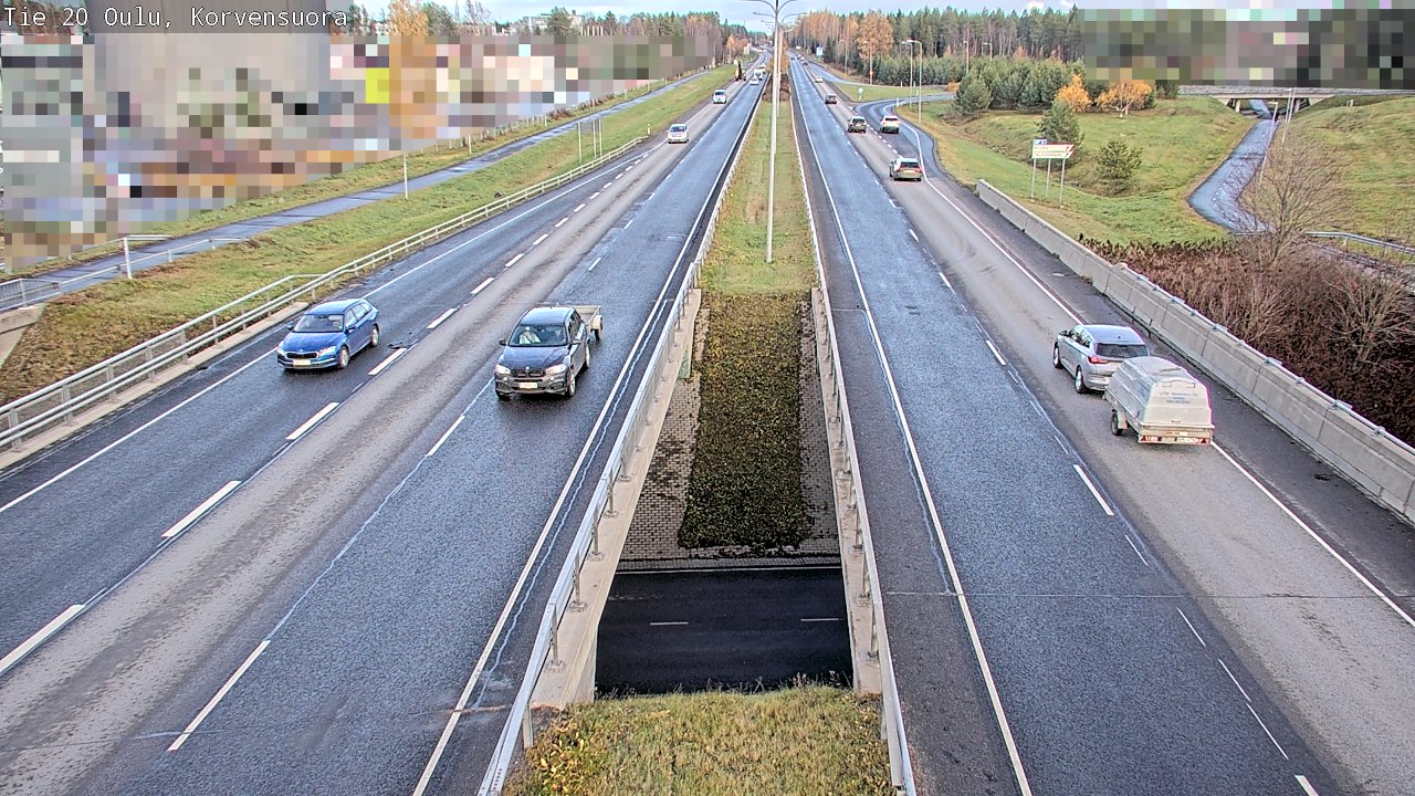 Kelikamerat Kuva Tie 20 Oulu Korvensuora, Oulu, Pohjois-Pohjanmaa