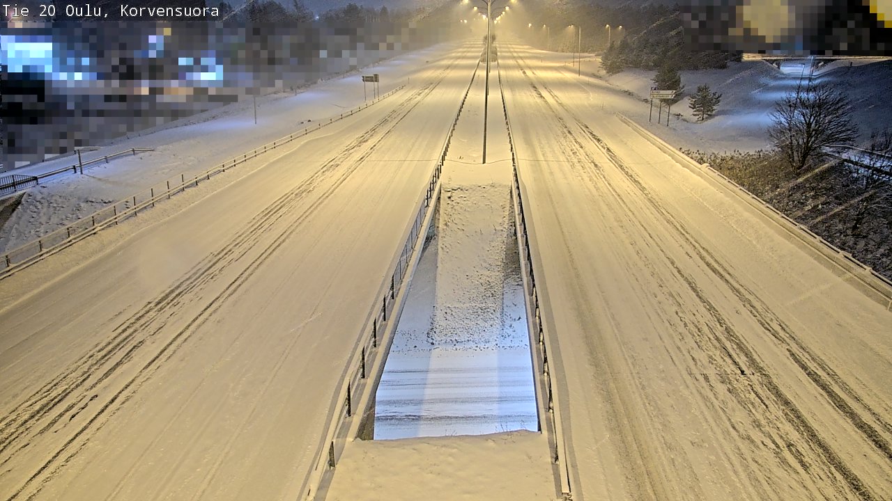 Kelikamerat Kuva Tie 20 Oulu Korvensuora, Oulu, Pohjois-Pohjanmaa