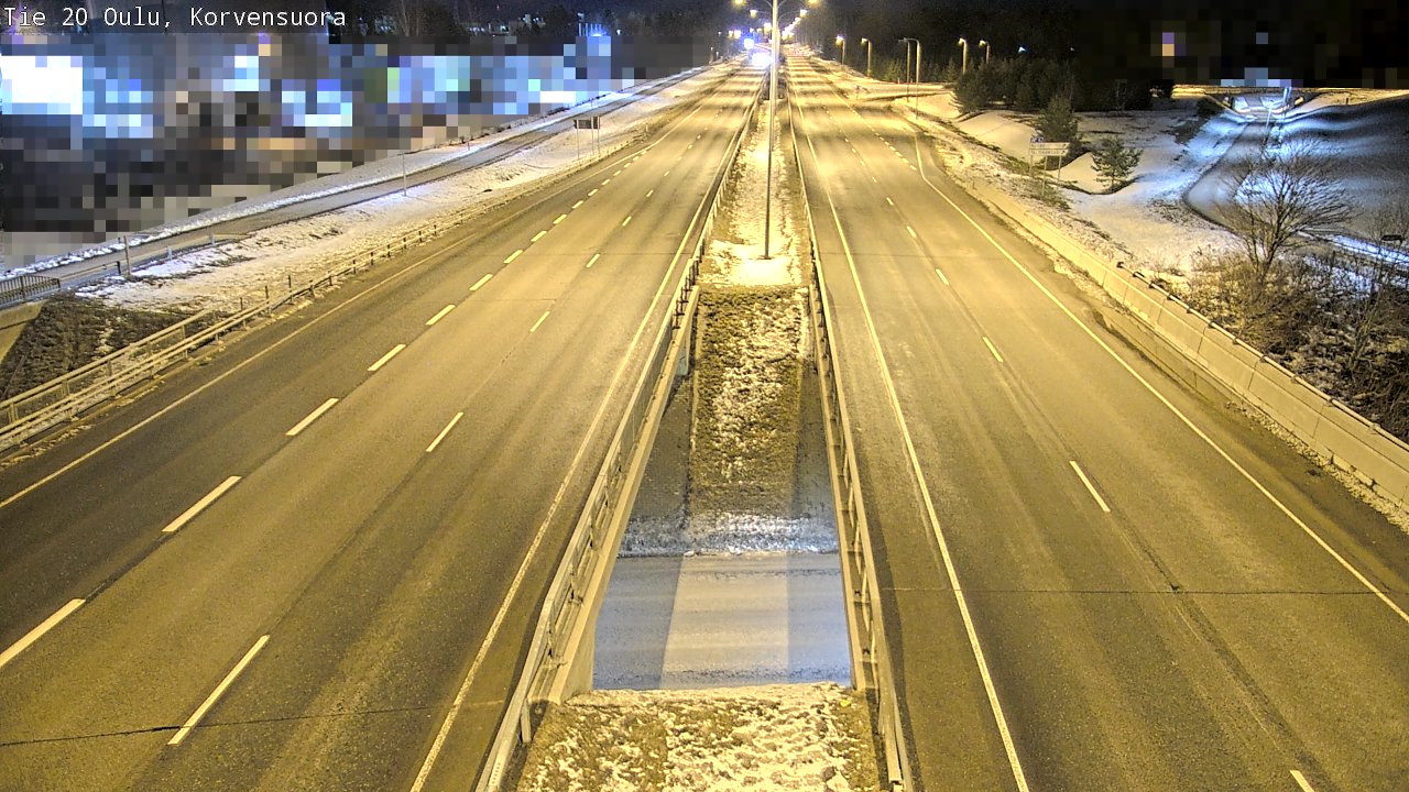 Kelikamerat Kuva Tie 20 Oulu Korvensuora, Oulu, Pohjois-Pohjanmaa