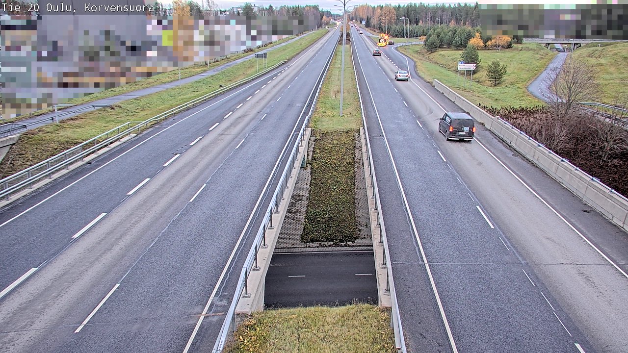 Kelikamerat Kuva Tie 20 Oulu Korvensuora, Oulu, Pohjois-Pohjanmaa