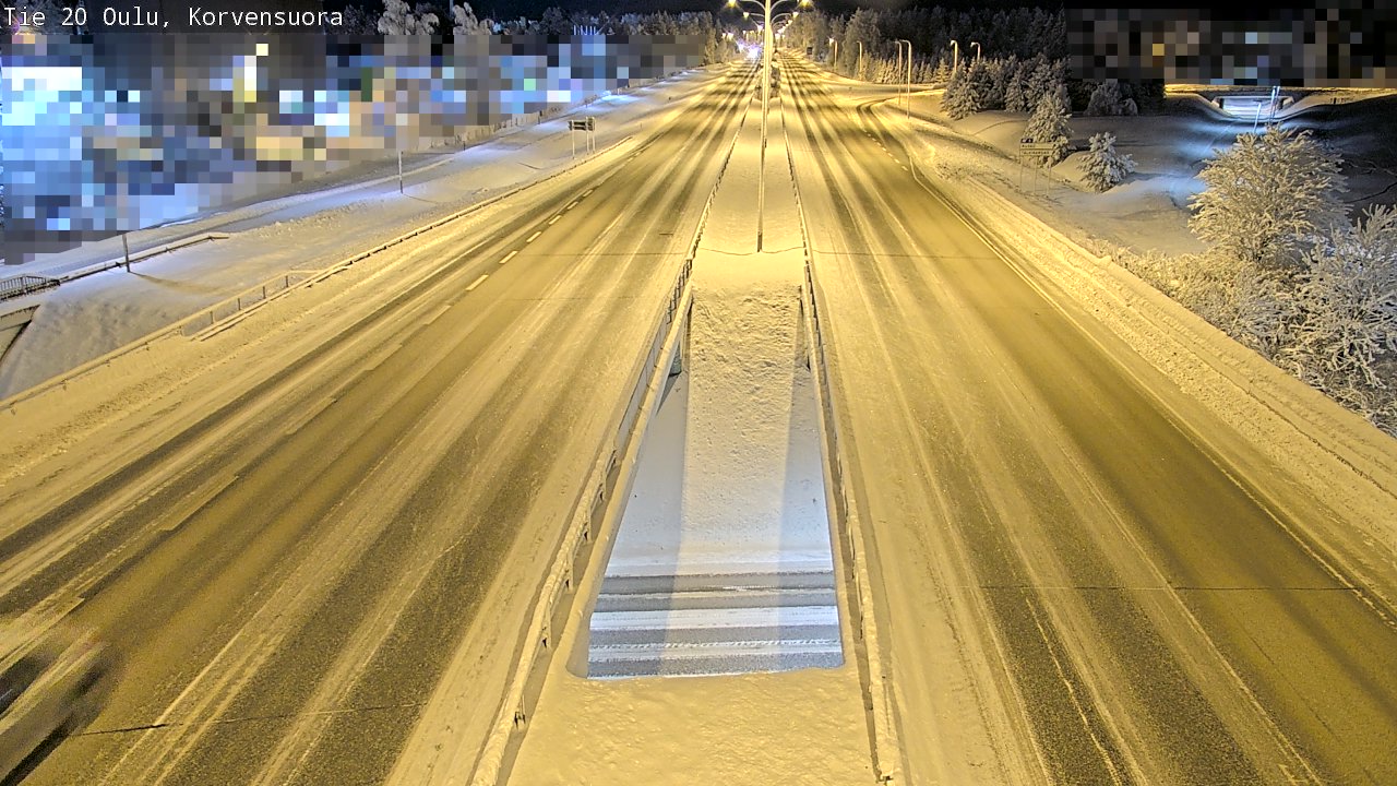 Kelikamerat Kuva Tie 20 Oulu Korvensuora, Oulu, Pohjois-Pohjanmaa