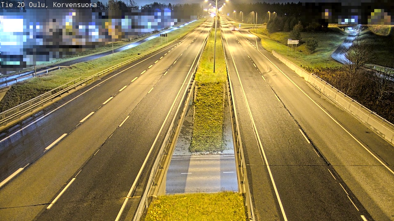 Kelikamerat Kuva Tie 20 Oulu Korvensuora, Oulu, Pohjois-Pohjanmaa