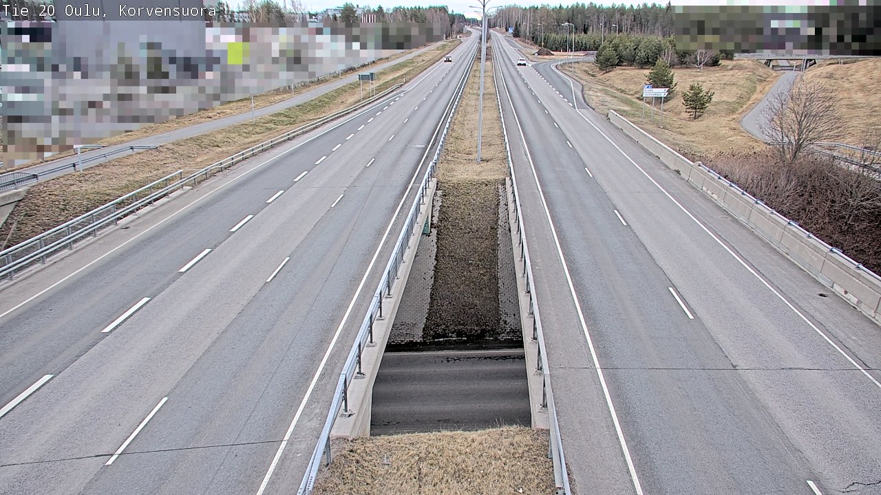 Kelikamerat Kuva Tie 20 Oulu Korvensuora, Oulu, Pohjois-Pohjanmaa