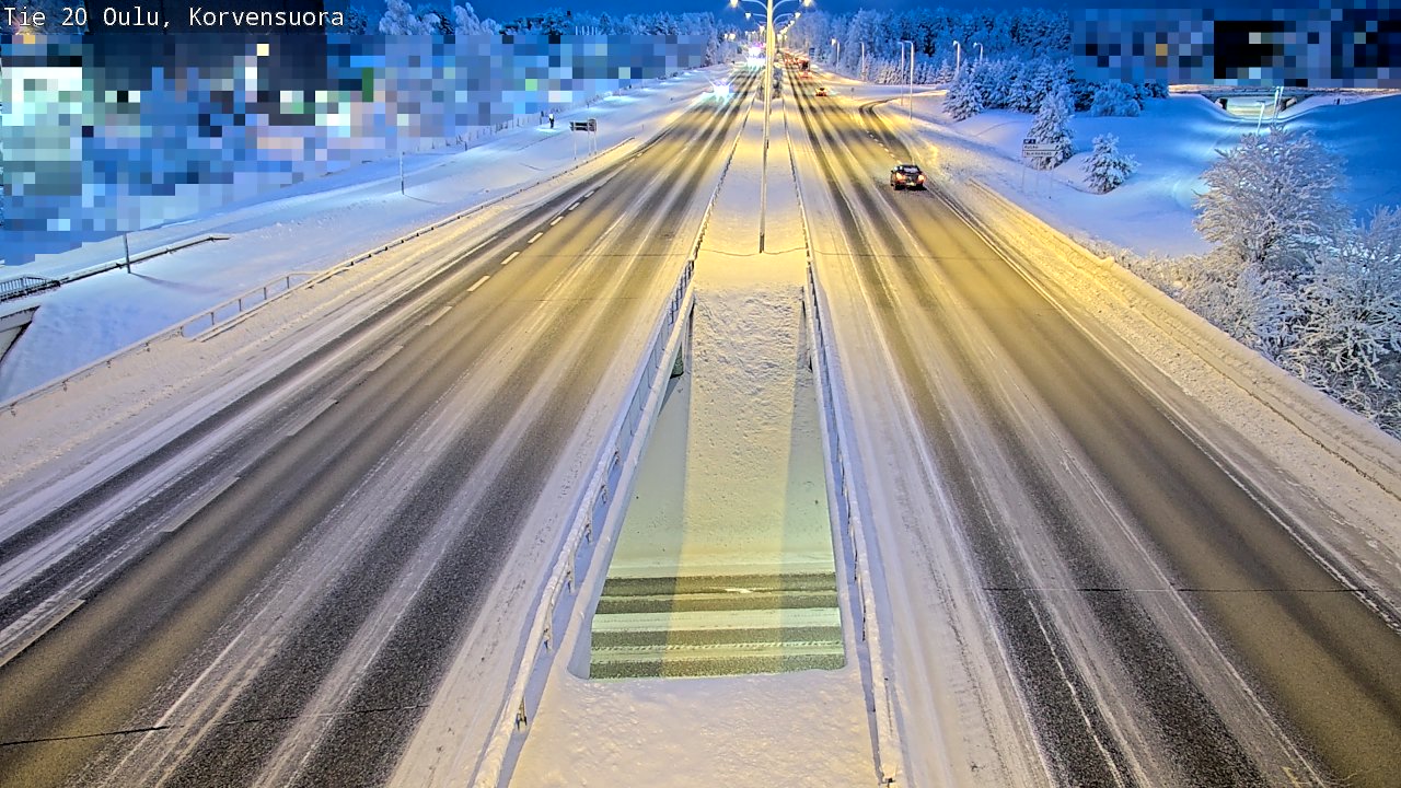 Kelikamerat Kuva Tie 20 Oulu Korvensuora, Oulu, Pohjois-Pohjanmaa