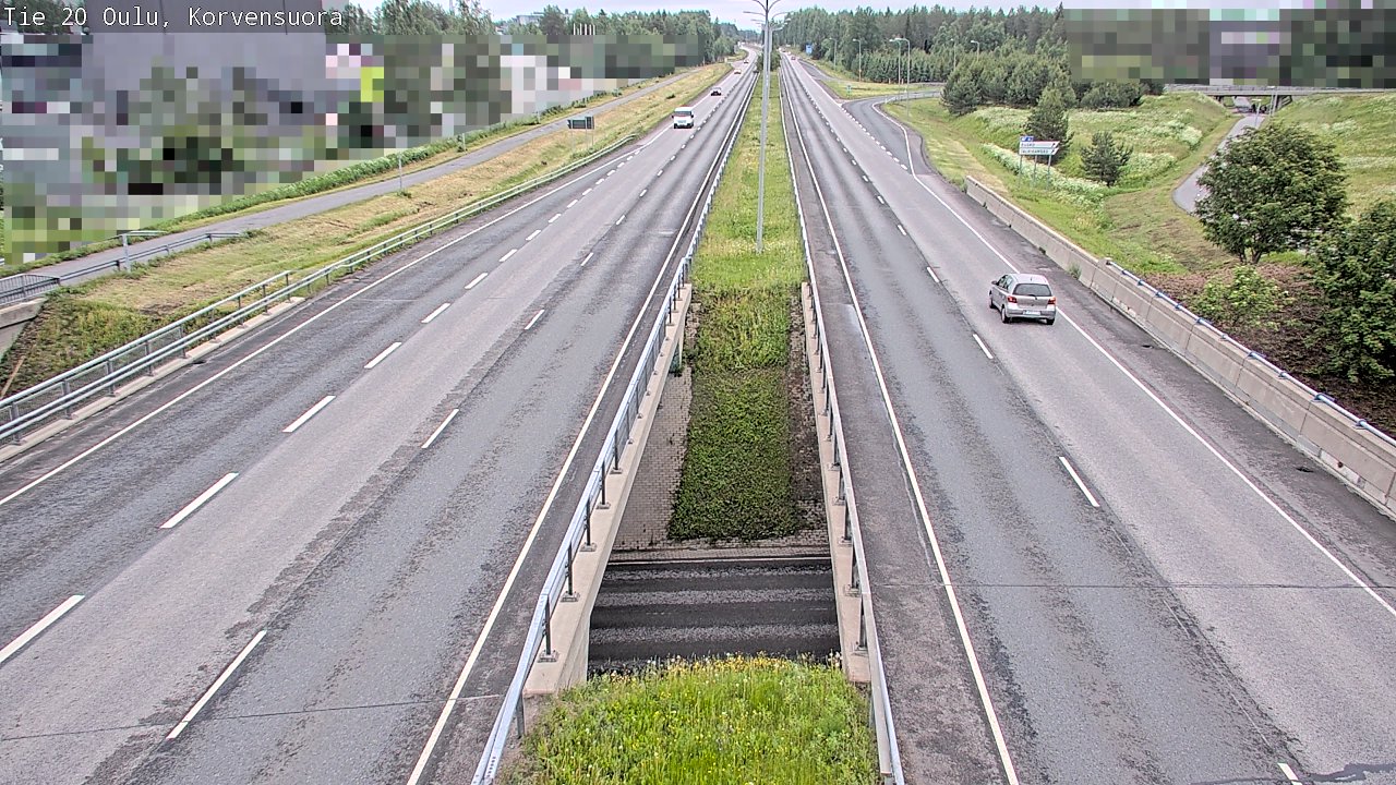 Kelikamerat Kuva Tie 20 Oulu Korvensuora, Oulu, Pohjois-Pohjanmaa