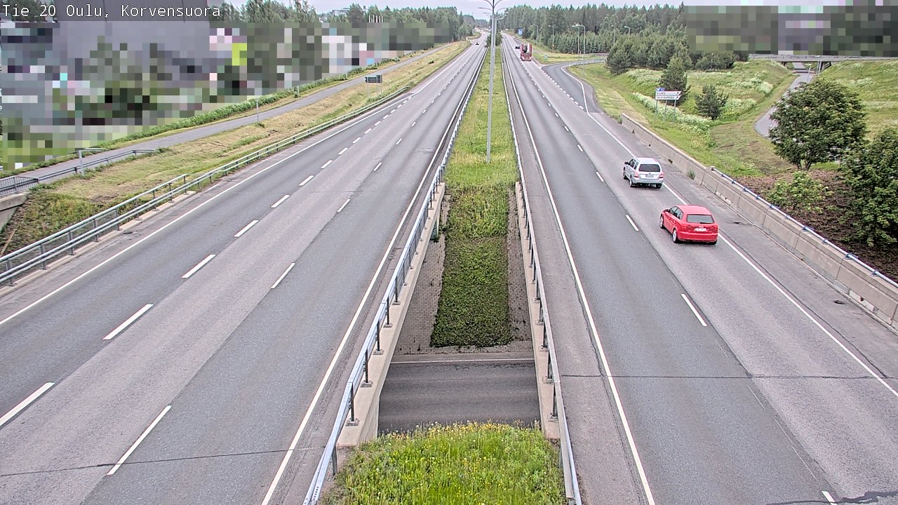 Kelikamerat Kuva Tie 20 Oulu Korvensuora, Oulu, Pohjois-Pohjanmaa