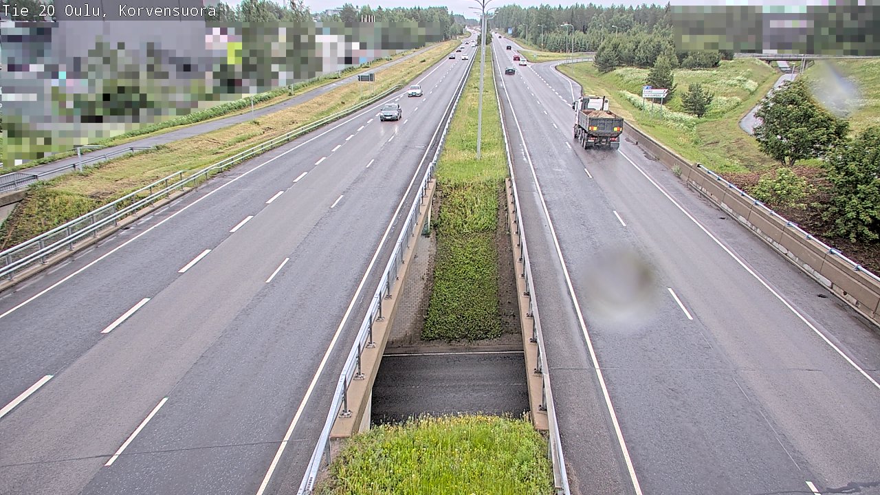 Kelikamerat Kuva Tie 20 Oulu Korvensuora, Oulu, Pohjois-Pohjanmaa