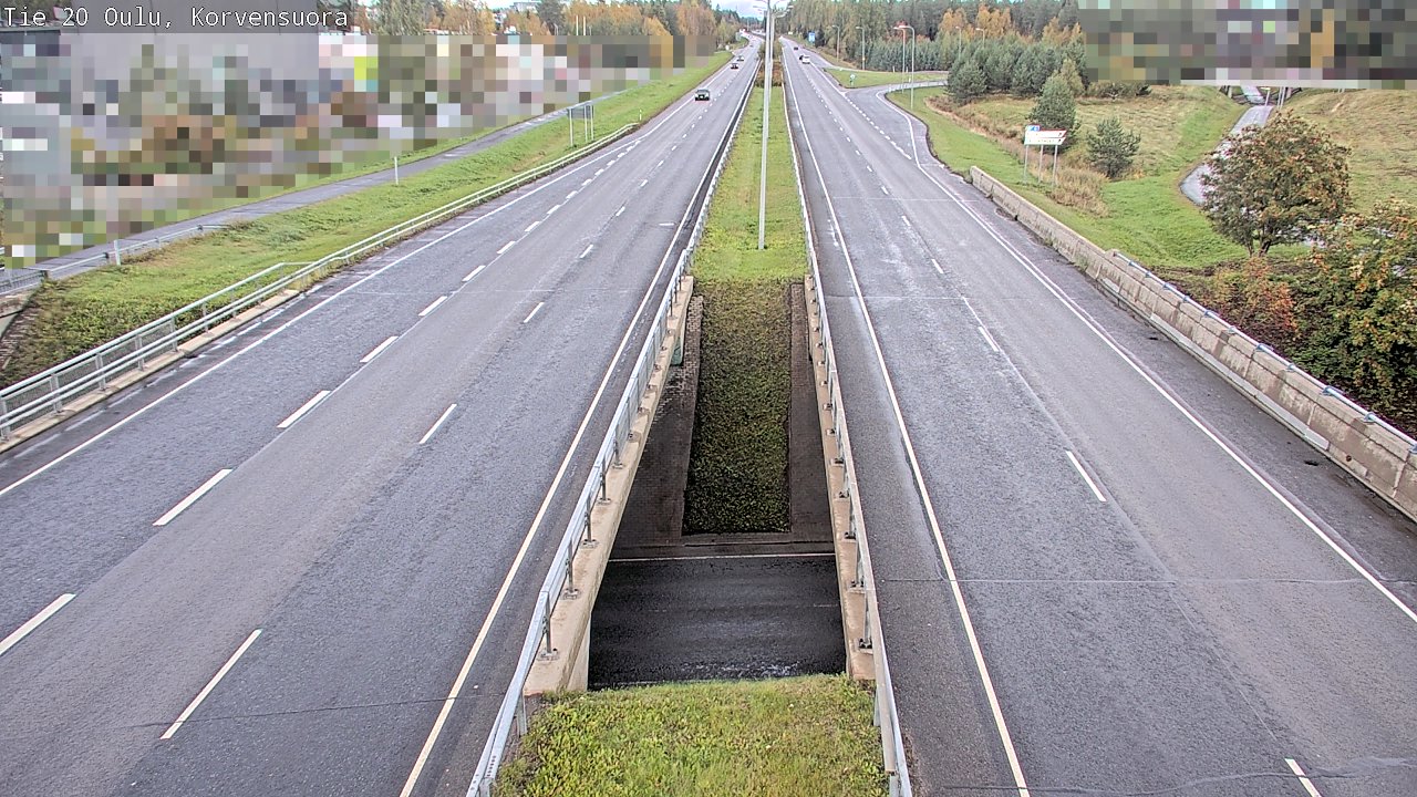 Kelikamerat Kuva Tie 20 Oulu Korvensuora, Oulu, Pohjois-Pohjanmaa