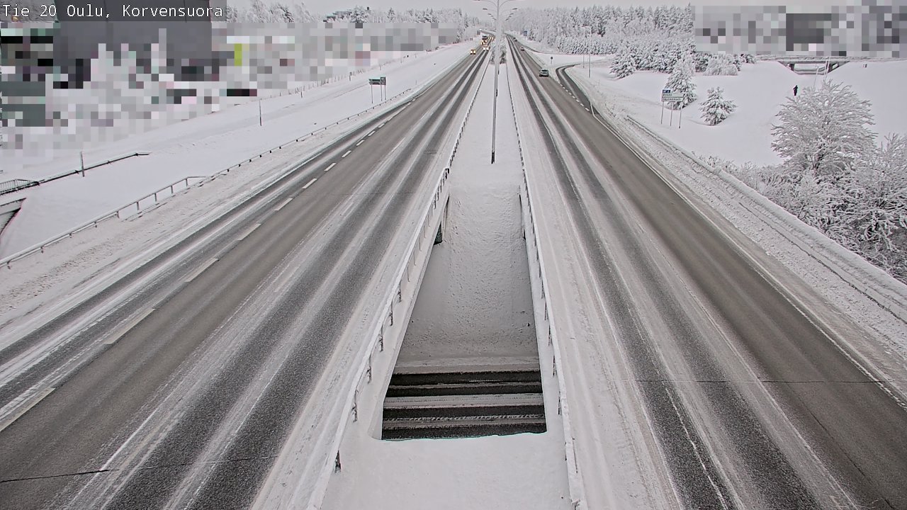 Kelikamerat Kuva Tie 20 Oulu Korvensuora, Oulu, Pohjois-Pohjanmaa