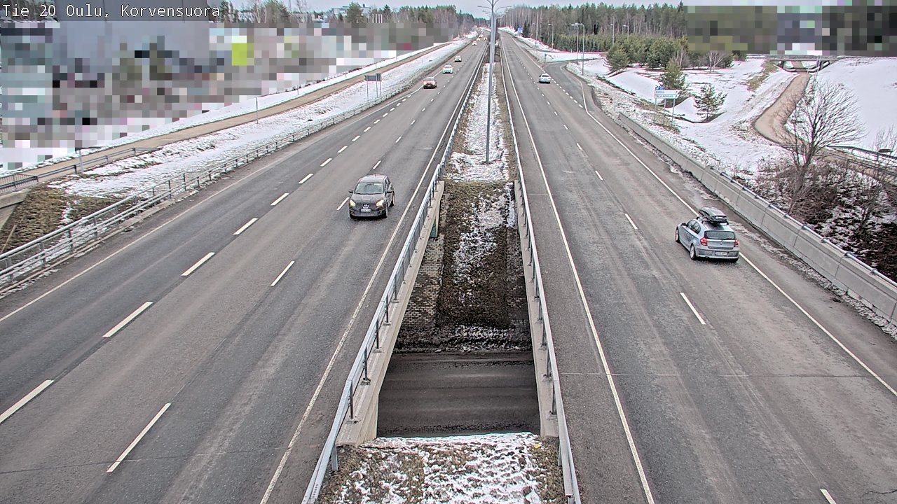 Kelikamerat Kuva Tie 20 Oulu Korvensuora, Oulu, Pohjois-Pohjanmaa