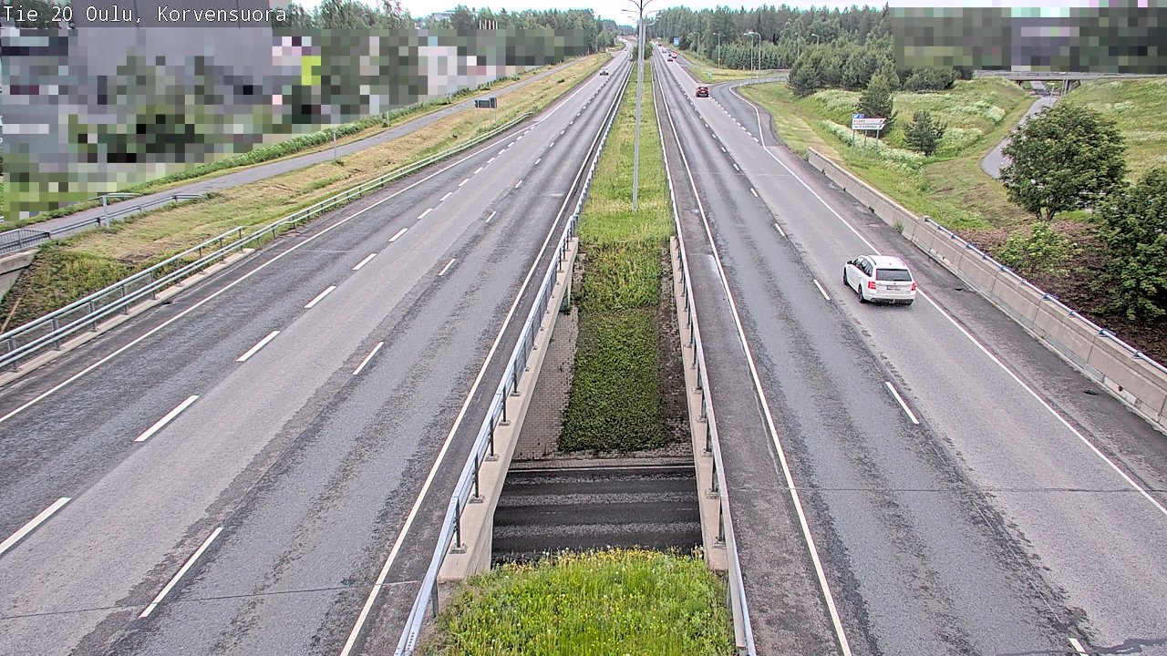Kelikamerat Kuva Tie 20 Oulu Korvensuora, Oulu, Pohjois-Pohjanmaa