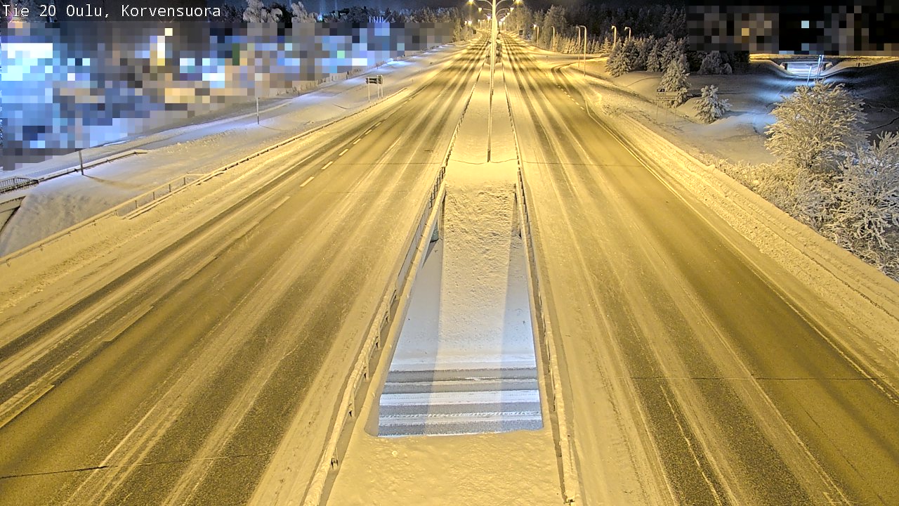 Kelikamerat Kuva Tie 20 Oulu Korvensuora, Oulu, Pohjois-Pohjanmaa