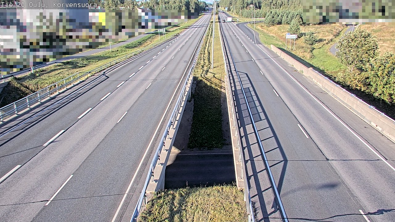 Kelikamerat Kuva Tie 20 Oulu Korvensuora, Oulu, Pohjois-Pohjanmaa