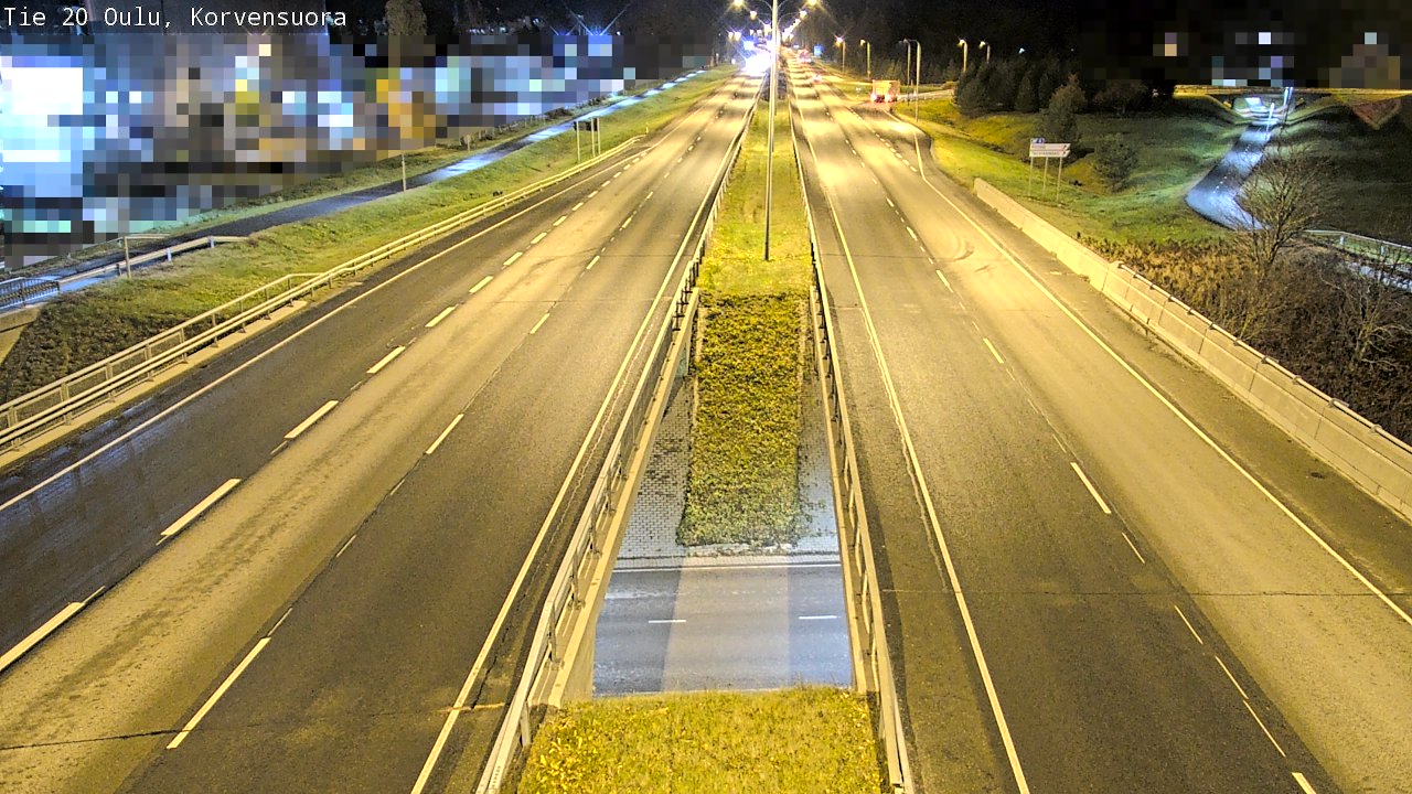 Kelikamerat Kuva Tie 20 Oulu Korvensuora, Oulu, Pohjois-Pohjanmaa