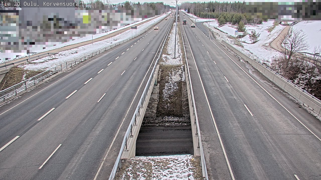Kelikamerat Kuva Tie 20 Oulu Korvensuora, Oulu, Pohjois-Pohjanmaa