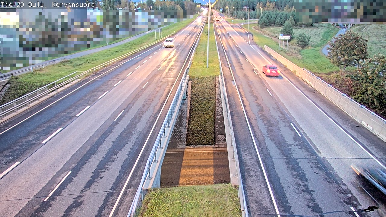Kelikamerat Kuva Tie 20 Oulu Korvensuora, Oulu, Pohjois-Pohjanmaa