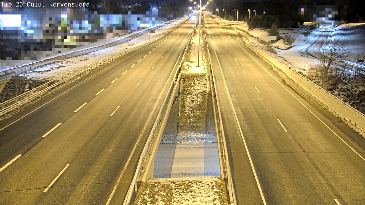 Kelikamerat Kuva Tie 20 Oulu Korvensuora, Oulu, Pohjois-Pohjanmaa