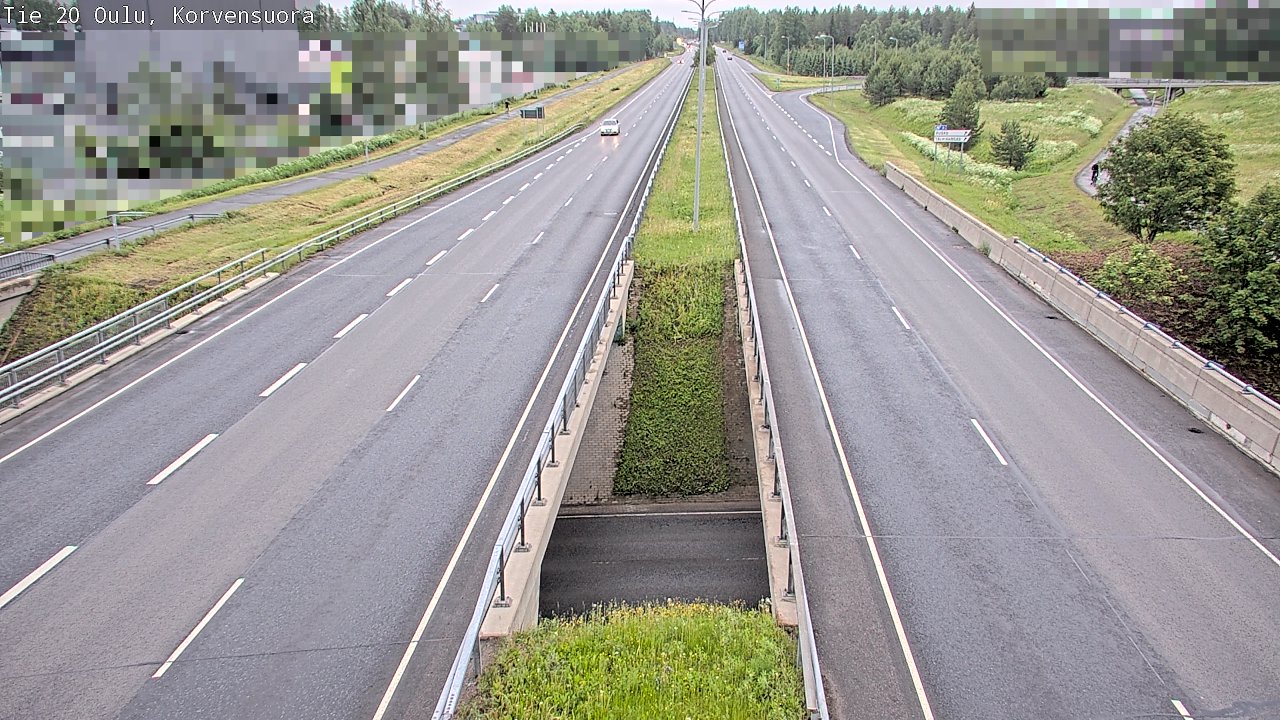 Kelikamerat Kuva Tie 20 Oulu Korvensuora, Oulu, Pohjois-Pohjanmaa