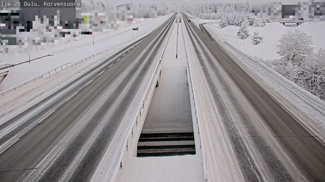 Kelikamerat Kuva Tie 20 Oulu Korvensuora, Oulu, Pohjois-Pohjanmaa