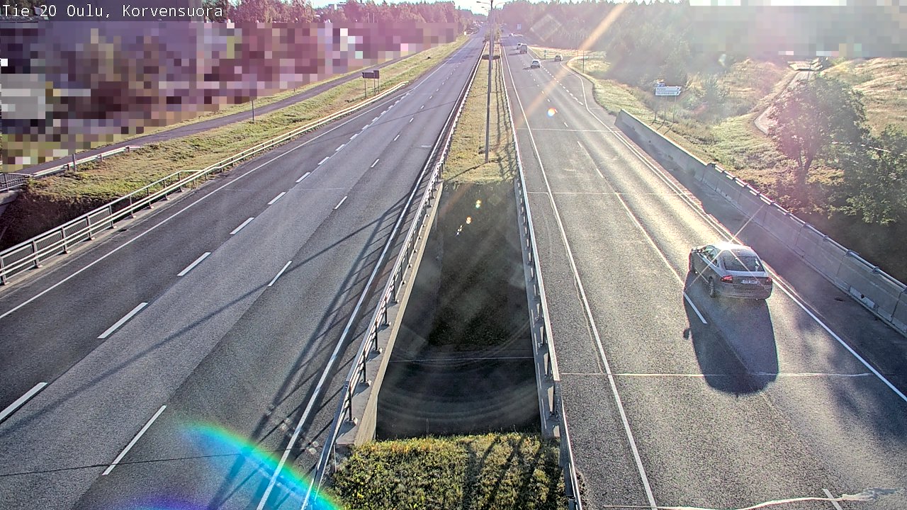 Weather Camera Image Road 20 Oulu Korvensuora, Oulu, Pohjois-Pohjanmaa