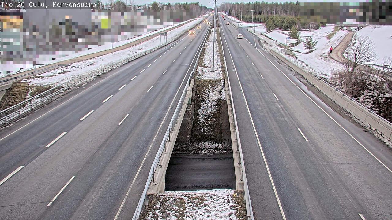 Kelikamerat Kuva Tie 20 Oulu Korvensuora, Oulu, Pohjois-Pohjanmaa