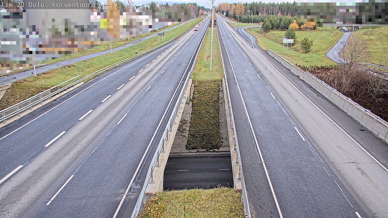 Kelikamerat Kuva Tie 20 Oulu Korvensuora, Oulu, Pohjois-Pohjanmaa