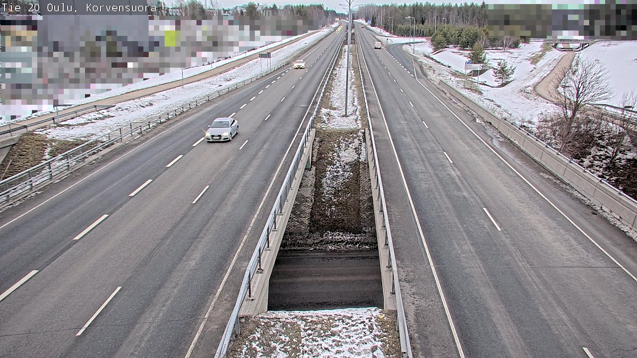 Kelikamerat Kuva Tie 20 Oulu Korvensuora, Oulu, Pohjois-Pohjanmaa