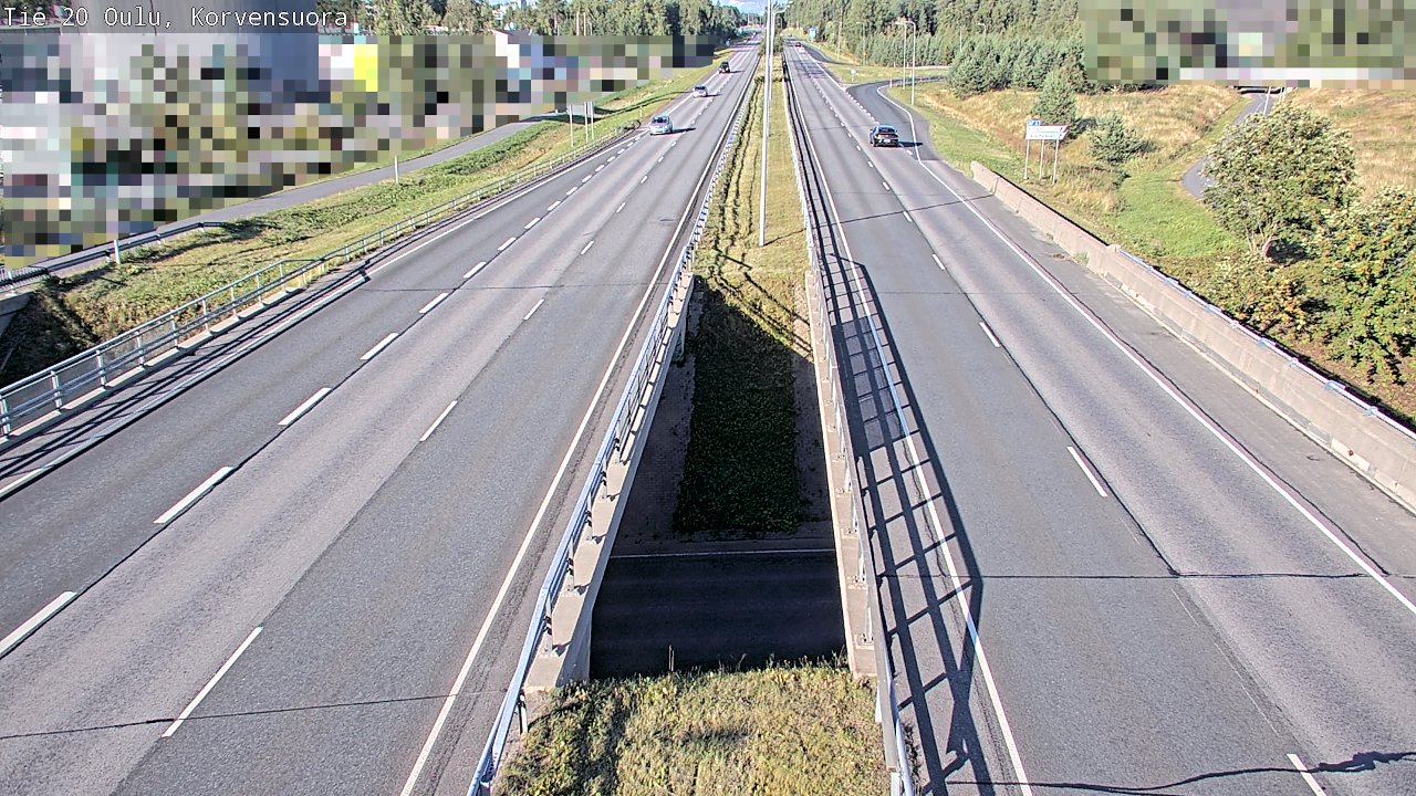 Kelikamerat Kuva Tie 20 Oulu Korvensuora, Oulu, Pohjois-Pohjanmaa