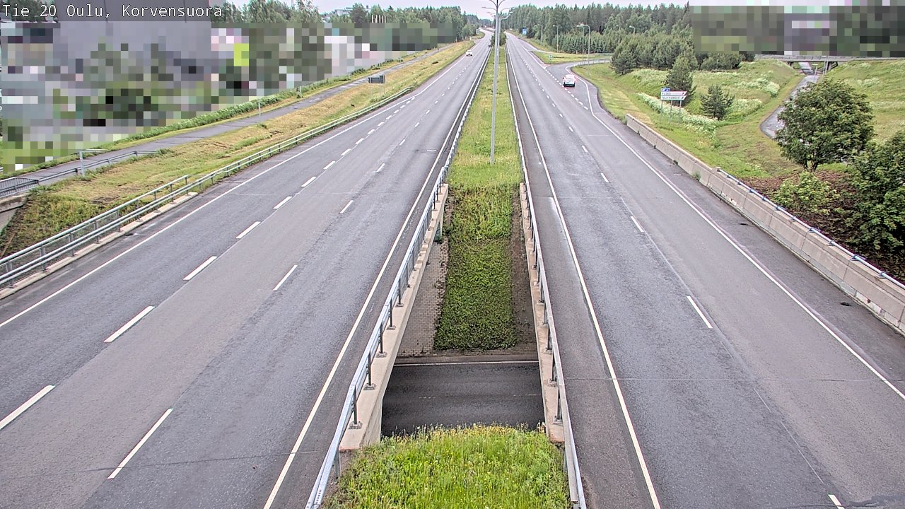 Kelikamerat Kuva Tie 20 Oulu Korvensuora, Oulu, Pohjois-Pohjanmaa