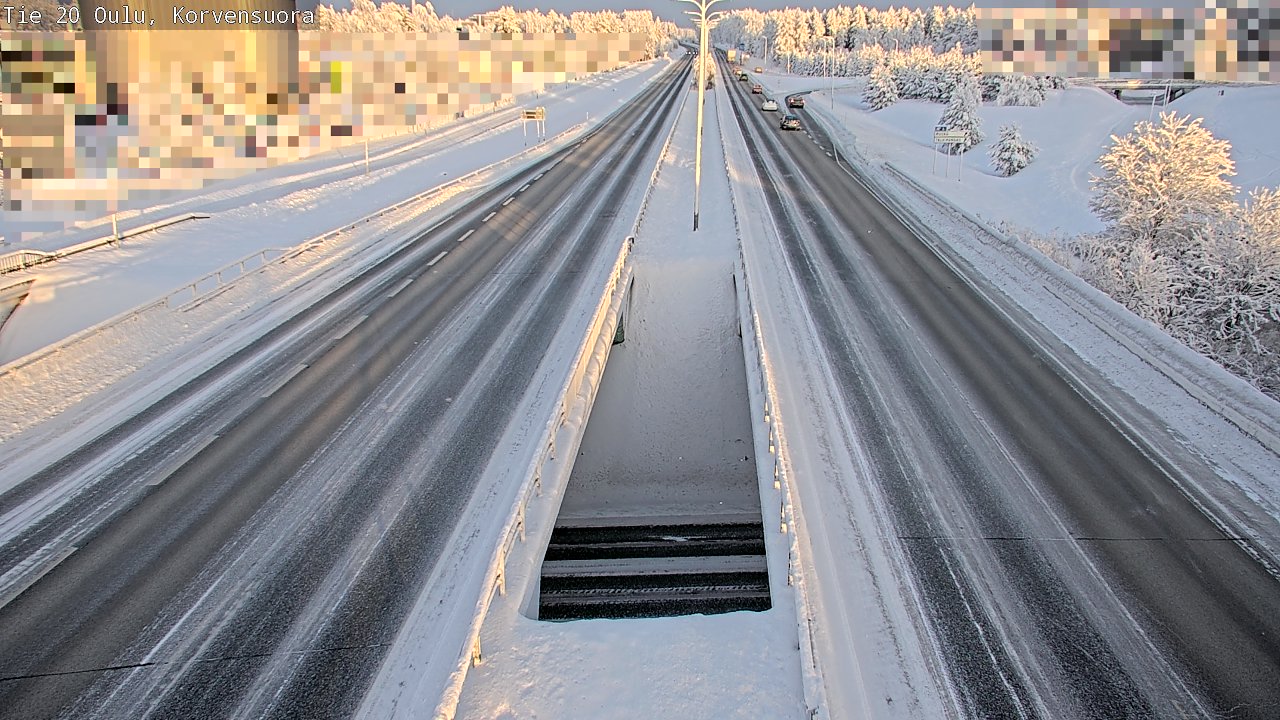 Kelikamerat Kuva Tie 20 Oulu Korvensuora, Oulu, Pohjois-Pohjanmaa