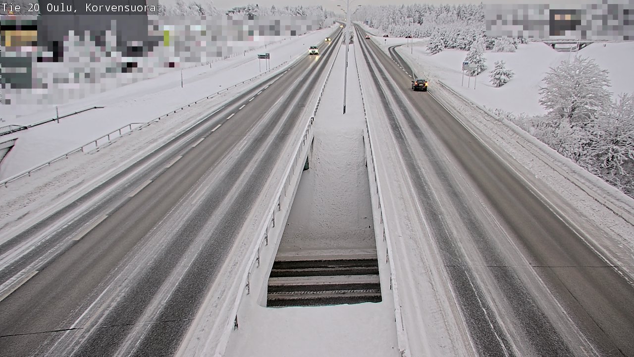 Kelikamerat Kuva Tie 20 Oulu Korvensuora, Oulu, Pohjois-Pohjanmaa